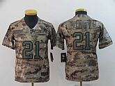 Youth Nike Cowboys 21 Ezekiel Elliott Camo Salute To Service Limited Jersey,baseball caps,new era cap wholesale,wholesale hats